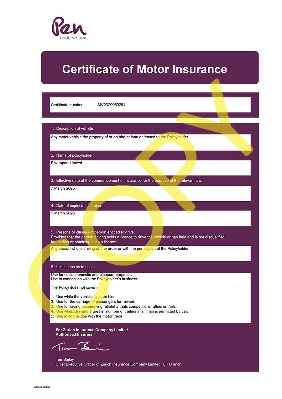 Enviroport Motor Insurance